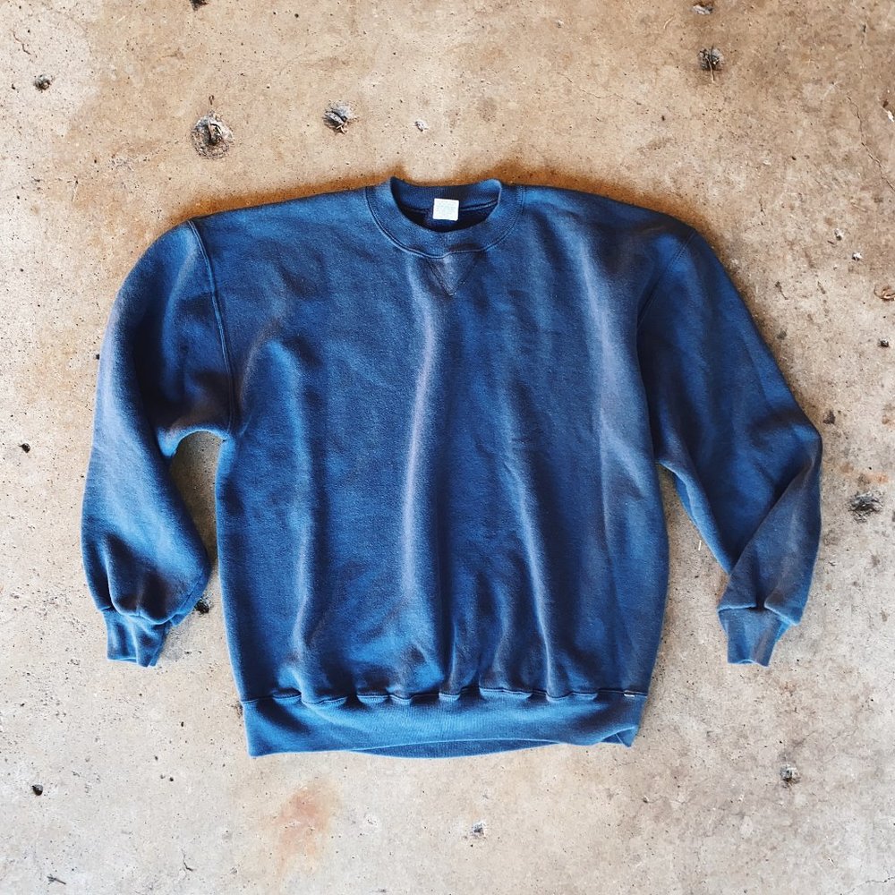 Vintage Russell Crewneck Sweater Navy